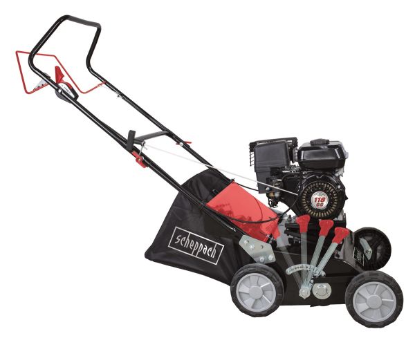 Scheppach SC40P Benzin Vertikutierer 40cm Moosentferner 2200W Entmooser