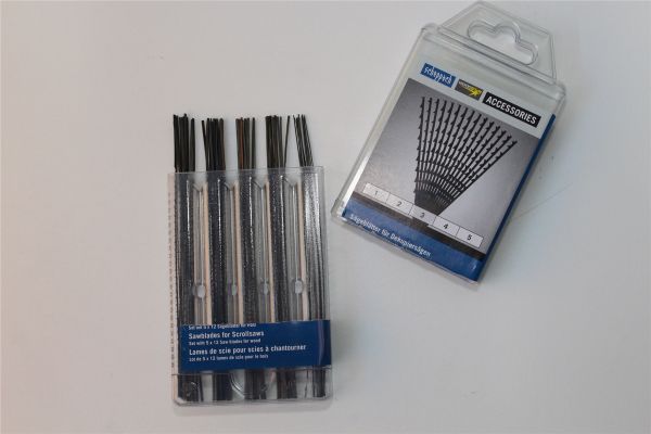 SCHEPPACH Universal Sägeblätter 60 Stk für Dekupiersäge 130x75x16 *2.WAHL* 