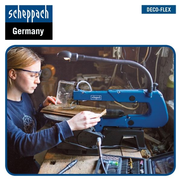 Scheppach Dekupiersäge SET 64 tlg Werkzeugset 60 Sägeblätter DECO-FLEX *2.WAHL* 