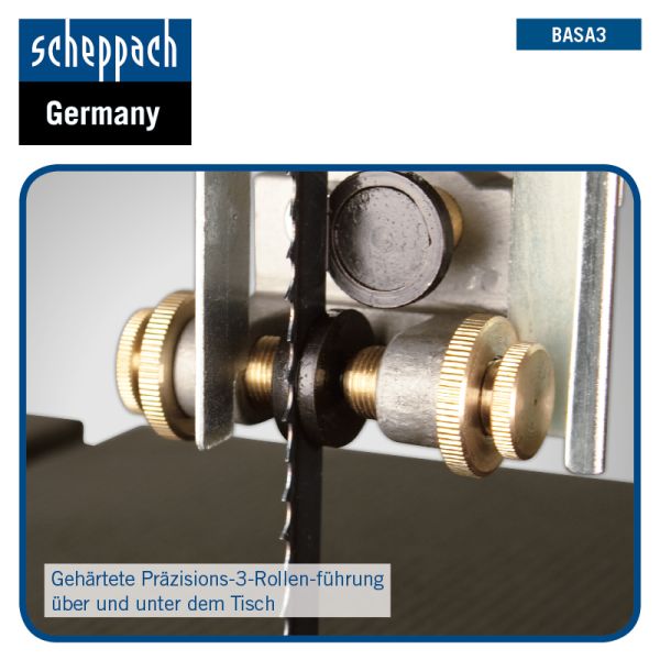 SCHEPPACH BASA 3.0 Bandsäge Holzbandsäge Tischsäge Holzsäge, 700W, 400V  