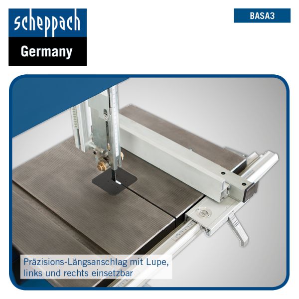 SCHEPPACH BASA 3.0 Bandsäge Holzbandsäge Tischsäge Holzsäge, 700W, 400V  