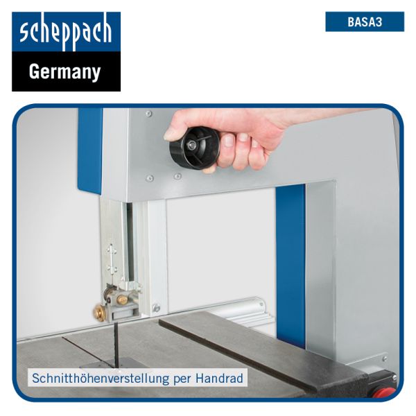 SCHEPPACH BASA 3.0 Bandsäge Holzbandsäge Tischsäge Holzsäge, 700W, 400V  