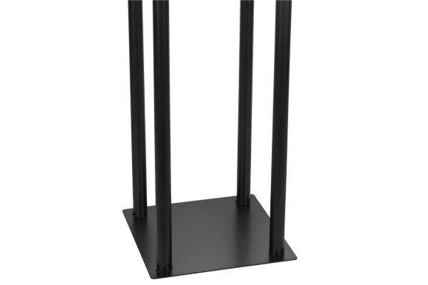 Brennholzregal MAGNUS "R120B" Schwarz Kaminregal Holzregal Ofenregal 