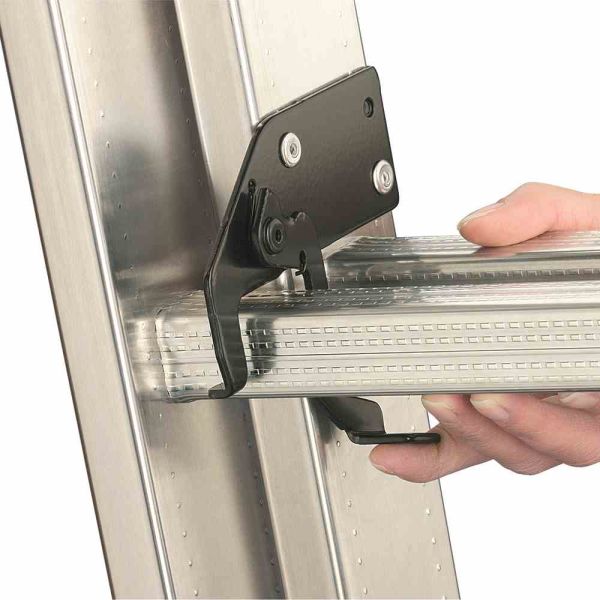 HAILO 9309-507 Kombileiter 2x9+1x8 Spr. Aluminium 