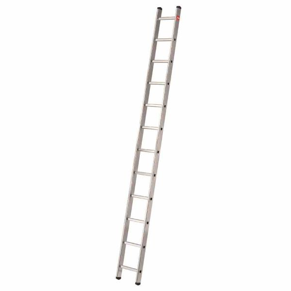 HAILO 7112-007 Anlegeleiter 12 Sprossen Aluminium 