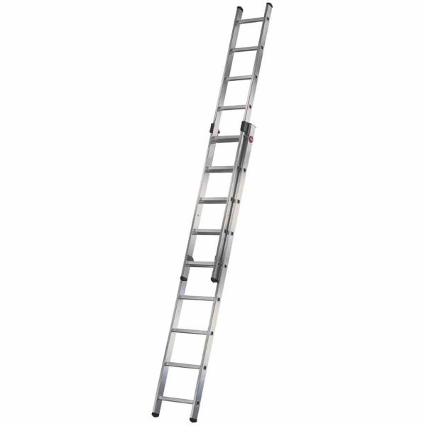 HAILO 7209-007 Schiebeleiter 2x9 Spros. Aluminium 