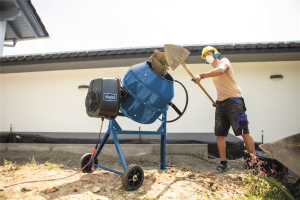 Scheppach Betonmischer Mix 180 L Mörtelmischer Zementmischer Betonmischmaschine 