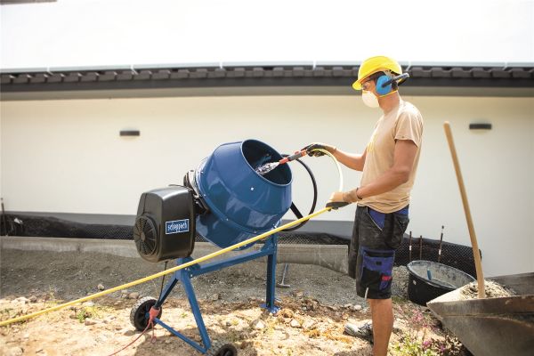Scheppach Betonmischer Mix 180 L Mörtelmischer Zementmischer Betonmischmaschine 