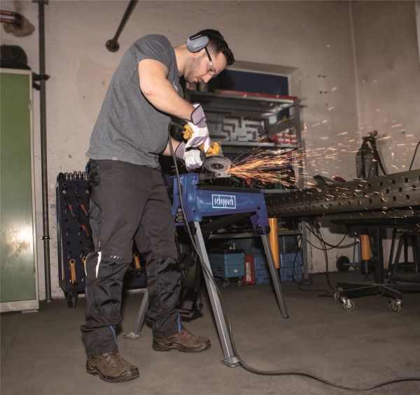 Scheppach SB1000 Spannbock Klemmbock mobil Werkbank Arbeitsbock klappbar Metall 