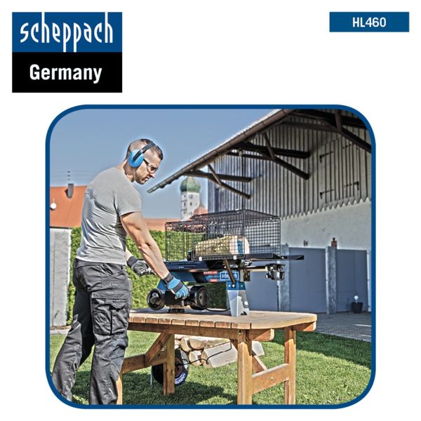 SCHEPPACH HL460 Brennholzspalter Holzspalter Spalter, 4t, 230V, liegend