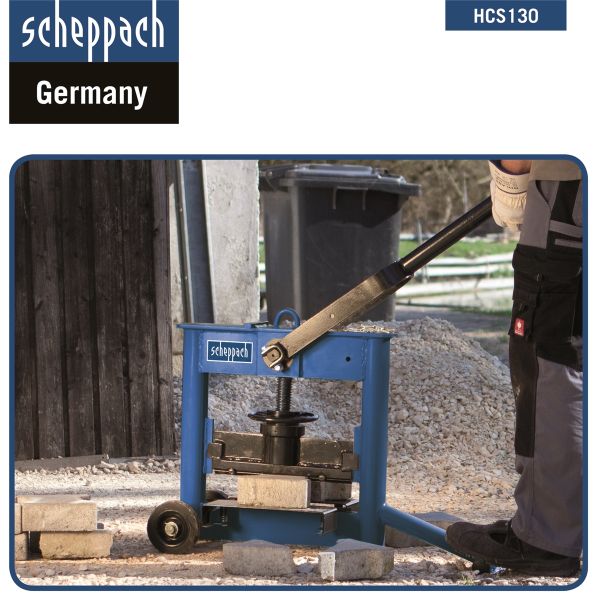 SCHEPPACH HSC 130 Steintrenner Steinknacker Knacker Trenner  