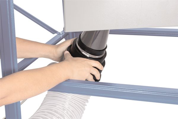 SCHEPPACH Absaugadapter für Absauganlagen Absaugung Sauger 7-stufig Ø25-150mm