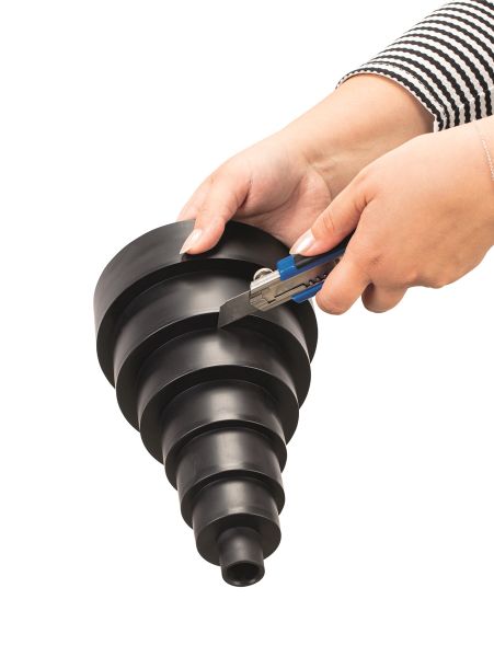 SCHEPPACH Absaugadapter für Absauganlagen Absaugung Sauger 7-stufig Ø25-150mm