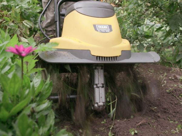 TEXAS Elektro Bodenhacke Gartenfräse Motorhacke Bodenfräse elektrisch El Tex1000 
