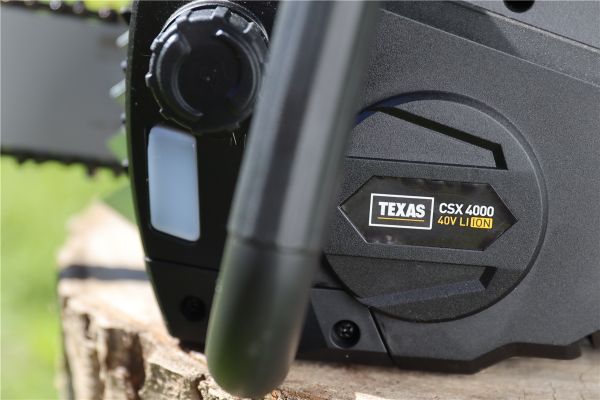 TEXAS CSX4000 Profi Akku Kettensäge Motorsäge 40V inkl. Akku 4Ah u. Ladegerät 