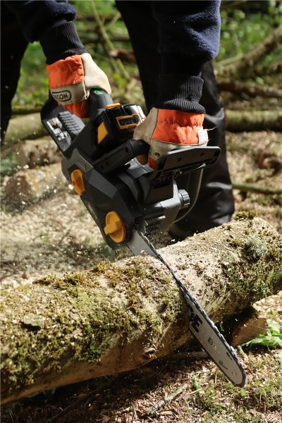 TEXAS CSX4000 Profi Akku Kettensäge Motorsäge 40V inkl. Akku 4Ah u. Ladegerät 