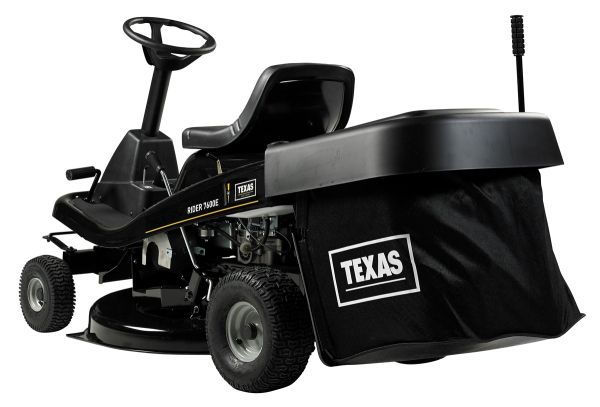 TEXAS Rasenmäher Traktor Rasentraktor Aufsitzmäher Aufsitzrasenmäher Rider 7600E 3in1 | 12PS | 432ccm | 5Vor+1R | AHK | E-Start | 76cm