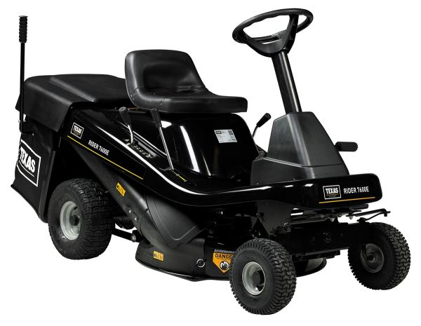 TEXAS Rasenmäher Traktor Rasentraktor Aufsitzmäher Aufsitzrasenmäher Rider 7600E 3in1 | 12PS | 432ccm | 5Vor+1R | AHK | E-Start | 76cm