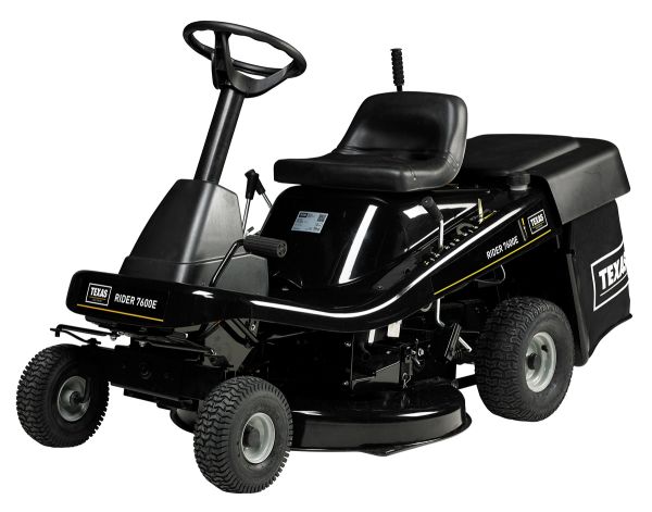 TEXAS Rasenmäher Traktor Rasentraktor Aufsitzmäher Aufsitzrasenmäher Rider 7600E 3in1 | 12PS | 432ccm | 5Vor+1R | AHK | E-Start | 76cm