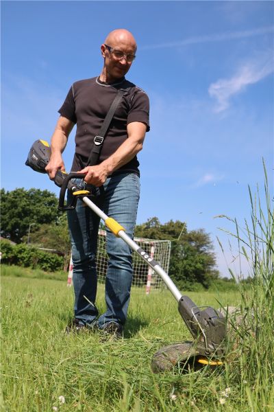 TEXAS GTZ5800 Akku 58V Rasentrimmer Grastrimmer Motorsense inkl 4Ah Akku+Ladeg.