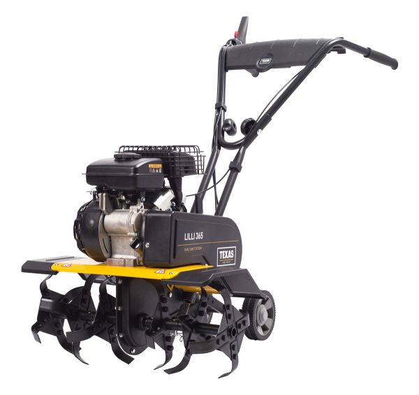 TEXAS Benzin Gartenfräse Motorhacke Bodenhacke Lilli 365TG Set mit Pflug + Räder 
