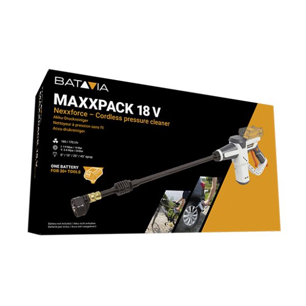 Batavia Hochdruckreiniger Akku Dampfstrahler Druckreiniger 2x5Ah Akku+Schnelll.
