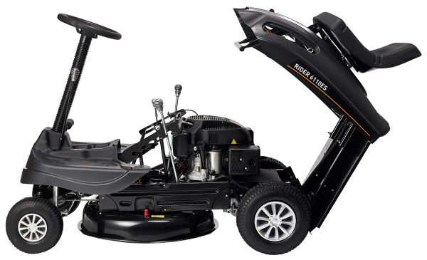 TEXAS Rasenmäher Traktor Rasentraktor Aufsitzmäher Rider 6110ES 196cm³ E-Start 