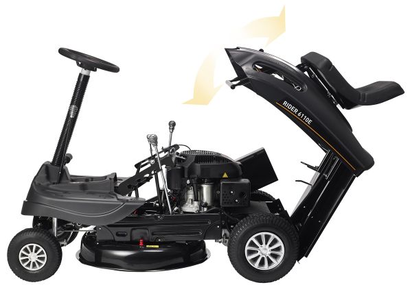 TEXAS Rasenmäher Traktor Rasentraktor Aufsitzmäher Rider 6110E 196cm³ E-Start 