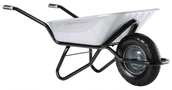 HAEMMERLIN Profi Schubkarre Bauschubkarre Clipso Excellium Luftrad 100l 200kg