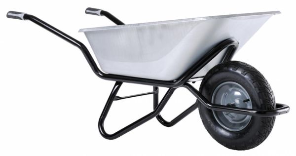 HAEMMERLIN Profi Schubkarre Bauschubkarre Clipso Excellium Luftrad 120l 200kg