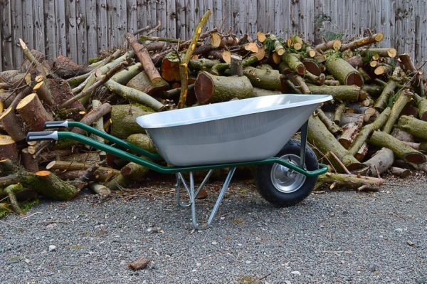 HAEMMERLIN Profi Bauschubkarre Schubkarre Großmuldenkarre Expert 160 Liter 250kg