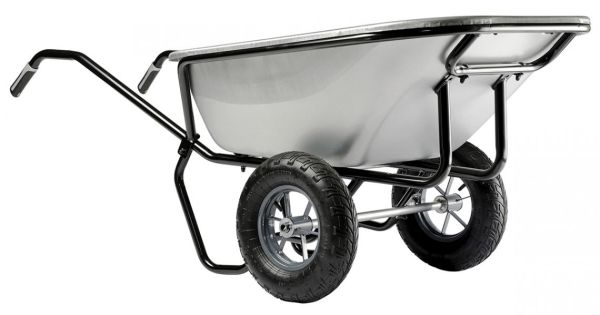 HAEMMERLIN Großmuldenkarre Zweirad Schubkarre Expert Twin Excellium 230l 250kg