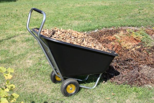 HAEMMERLIN XXL Großmuldenkarre Futterkarre Hofkarre Zweirad Stall Schubkarre300l