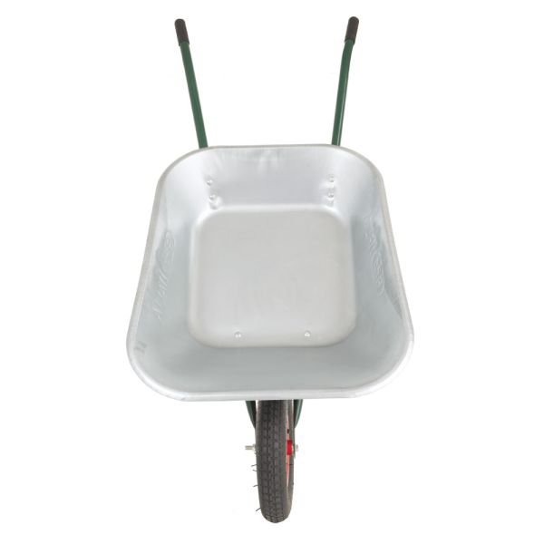 BPA Hobby Gartenschubkarre Schubkarre Schiebkarre Hofkarre Scheibtruhe grün 70l