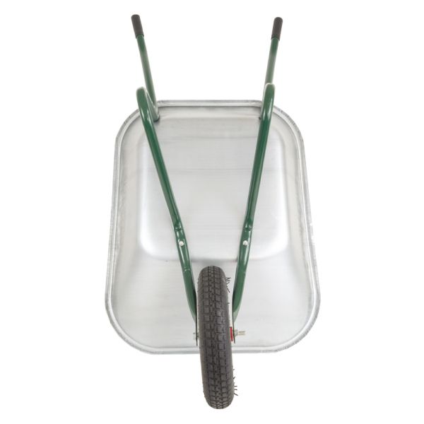 BPA Hobby Gartenschubkarre Schubkarre Schiebkarre Hofkarre Scheibtruhe grün 70l