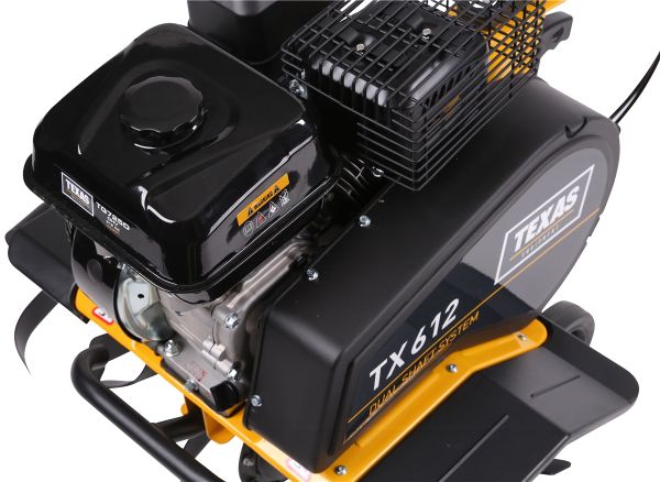 TEXAS Gartenfräse Motorhacke Bodenhacke Bodenfräse Pflug Benzin Profi TX612TG 
