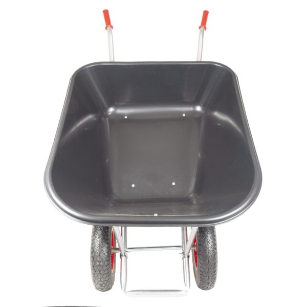 BPA Großmuldenkarre Zweirad Schubkarre Stall Hofkarre Futterkarre 2Rad 240l  