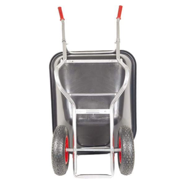 BPA Großmuldenkarre Zweirad Schubkarre Stall Hofkarre Futterkarre 2Rad 240l  