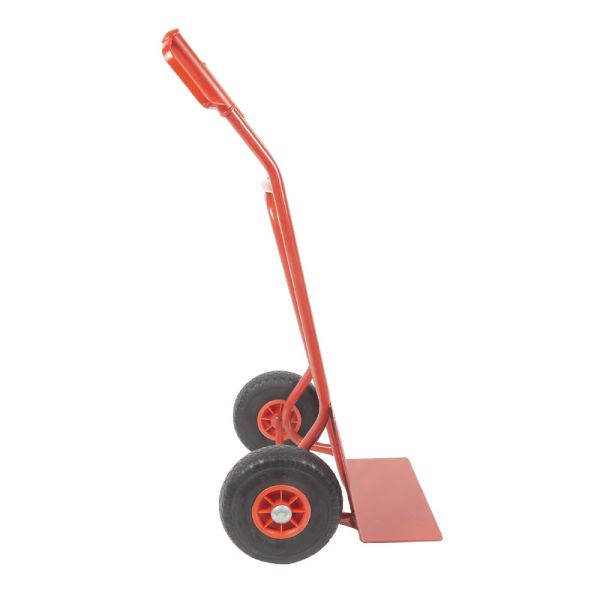 TRESTLES Sackkarre pannensicher Transportkarre Stapelkarre Profi 250 kg S01 rot