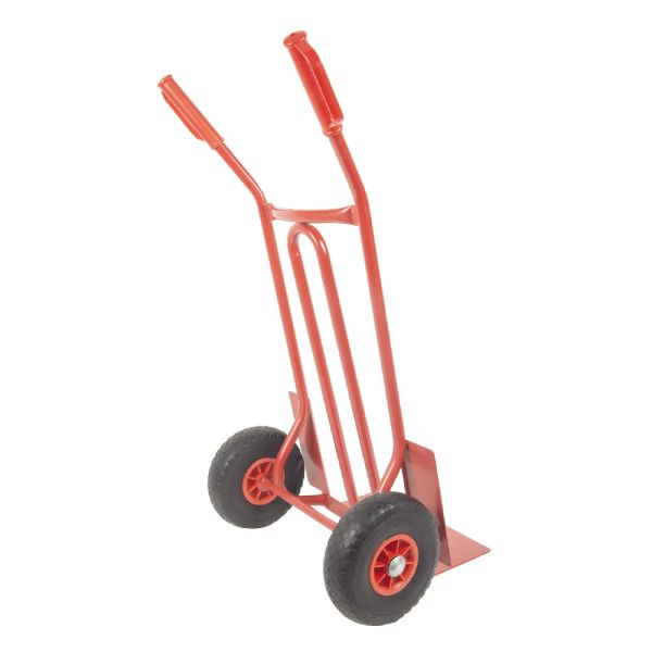 TRESTLES Sackkarre pannensicher Transportkarre Stapelkarre Profi 250 kg S01 rot