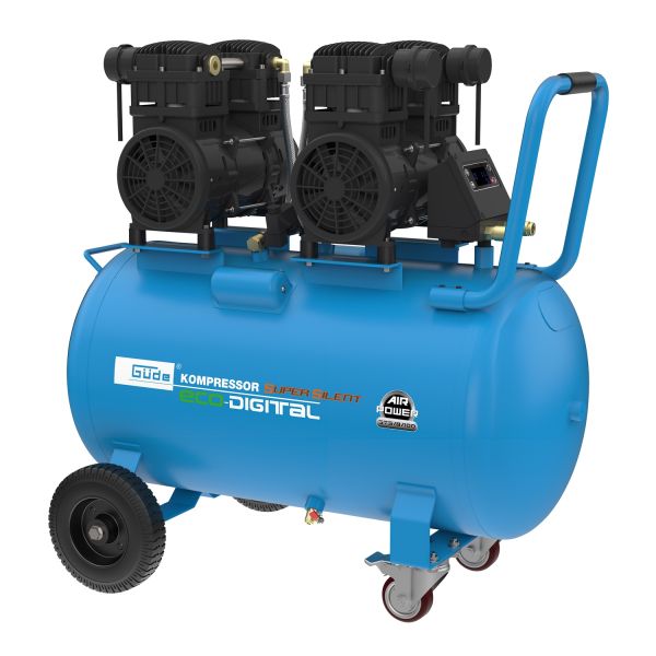 GÜDE Profi Kompressor Silent 375/8/100 100l Ölfrei 8bar 2200W Leist.375l 4Zyl. 
