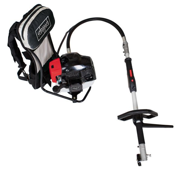 Scheppach 4in1 Benzin Gartenpflegeset Heckenschere Trimmer Rucksack MFH5300-4BP 