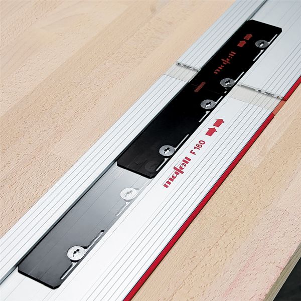 MAFELL Führungsschienentaschen-Set F160/80 2 Schienen, Winkelanschlag, Verbinder 