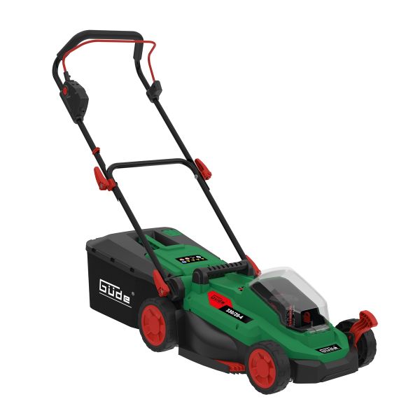 GÜDE Akku Rasenmäher elektro Rasenmäher 330/20-4 20V inkl. 4Ah Akku u. Ladeg.