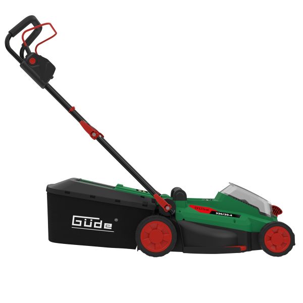 GÜDE Akku Rasenmäher elektro Rasenmäher 330/20-4 20V inkl. 4Ah Akku u. Ladeg.