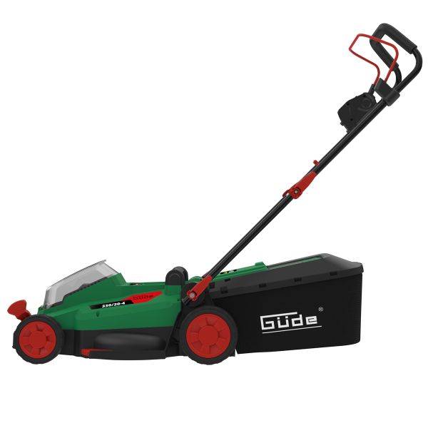 GÜDE Akku Rasenmäher elektro Rasenmäher 330/20-4 20V inkl. 4Ah Akku u. Ladeg.