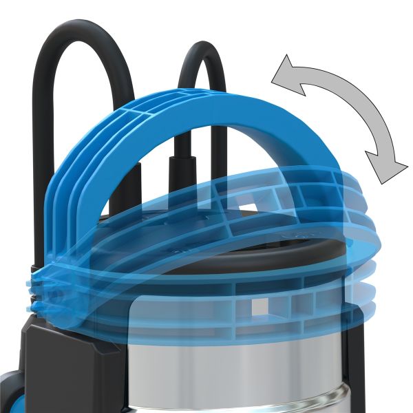 GÜDE Kombitauchpumpe Schmutzwasser Klarwasser Gartenpumpe GS 750.1 2in1 230V
 