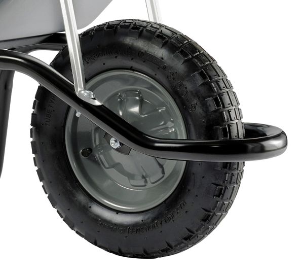 HAEMMERLIN Schubkarre Bauschubkarre Aktiv Premium 100 verzinkt Luftrad 150kg