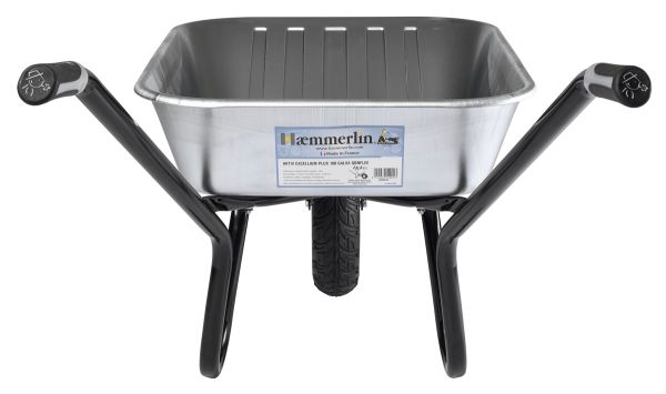 HAEMMERLIN Schubkarre Profi Bauschubkarre 250kg Aktiv Excellium Plus 100 Luftrad
