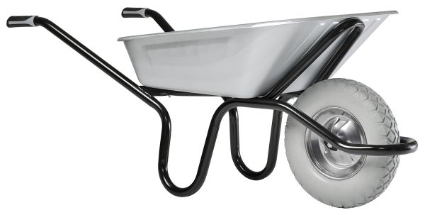 HAEMMERLIN Profi Bauschubkarre Schubkarre Aktiv Excellium Plus 100 PU Rad 250kg 